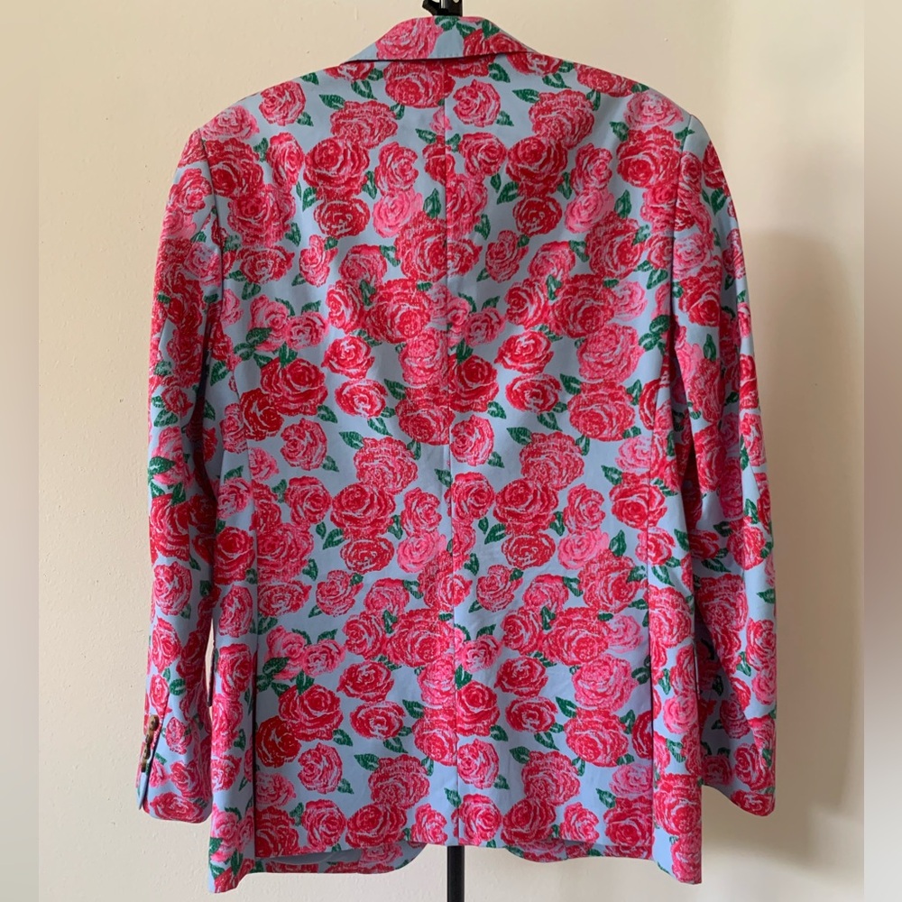 Vineyard Vines Kentucky Derby Rose Blazer Size 38R - Picture 8 of 10